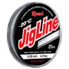 Шнур JigLine Winter 0,10 мм, 7,0 кг, 25 м, цвет серый