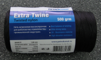 Нить 0,80 мм-210 d/12 (93,5т*3) 500 г, цвет черный, (1600 м) тест 14 кг Нить 0,80 мм-210 d/12 (93,5т*3) 500 г, цвет черный, (1600 м) тест 14 кг